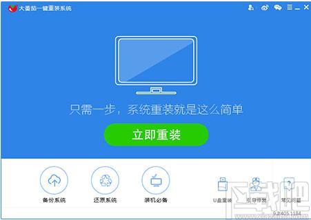 大番茄一键重装系统,系统一键重装