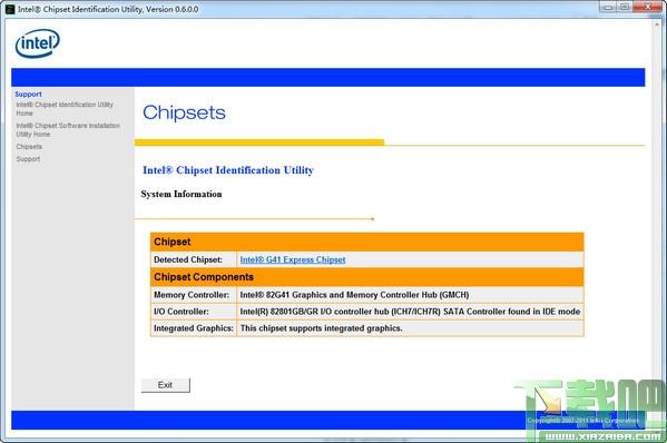 芯片识别,Intel Chipset Identification Utility,英特尔芯片组识别实用程序